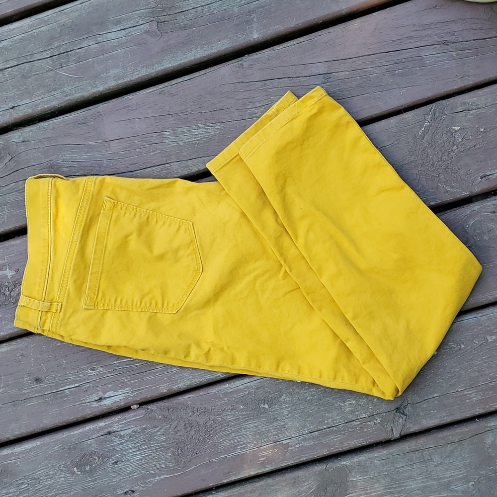 LOFT Mustard denim pants